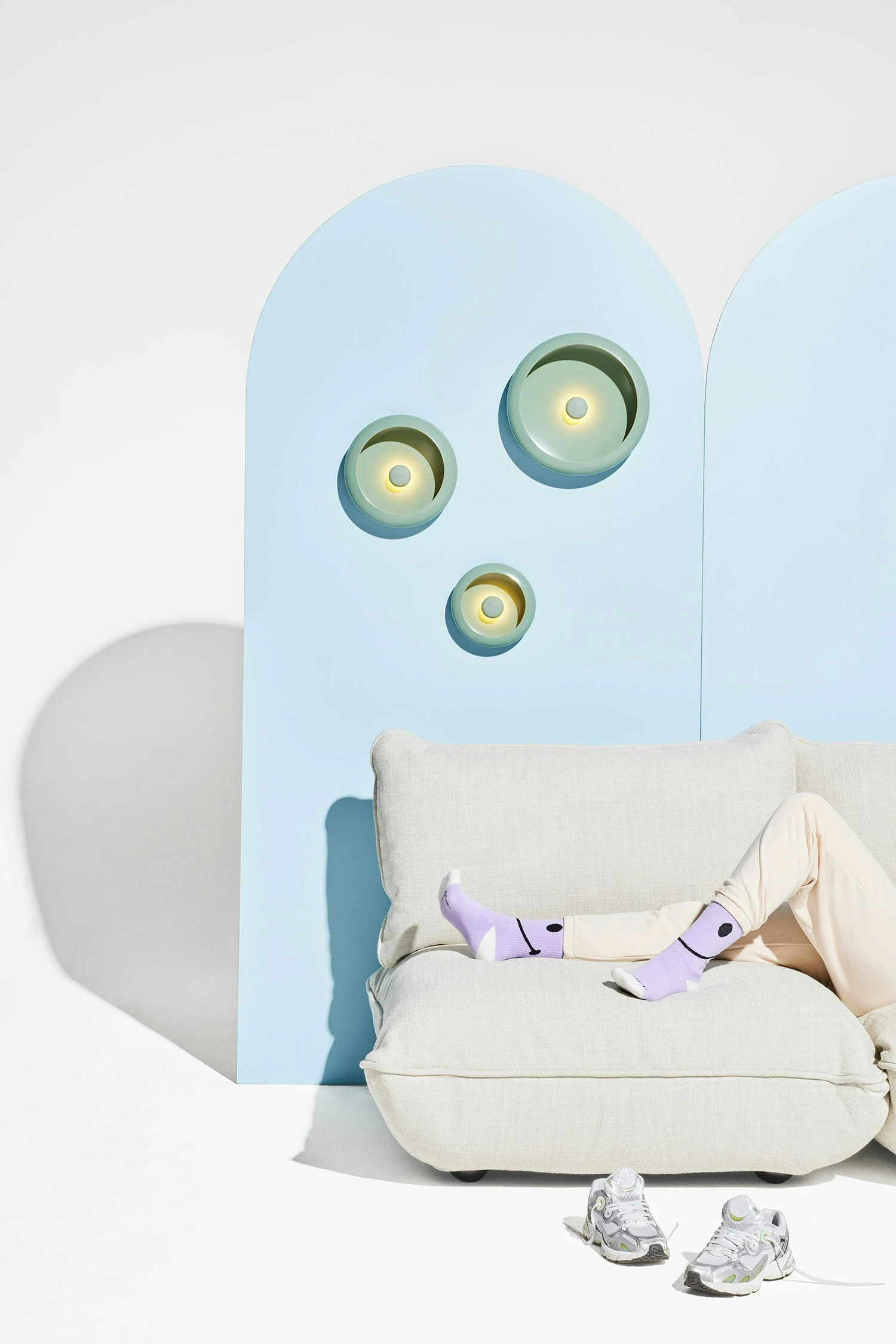 Fatboy Oloha Trio Lamp Draagbaar, Sage 5 Fatboy Oloha Trio Lamp Draagbaar, Sage - Afbeelding 5