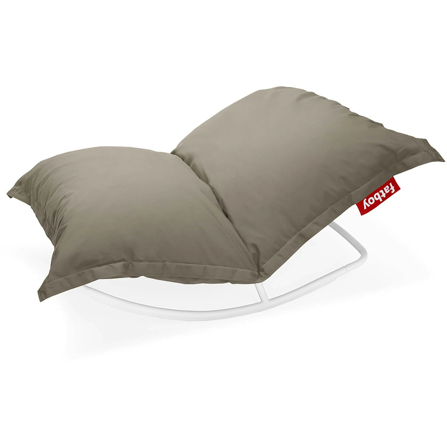 Fatboy Rock 'n Roll Rocking Chair Lightgrey With Bean Bag, Grey Taupe 1 Fatboy Rock 'n Roll Rocking Chair Lightgrey With Bean Bag, Grey Taupe