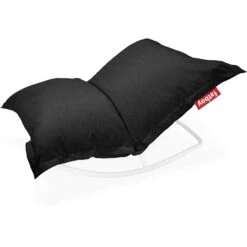 Fatboy Rock 'n Roll Rocking Chair Lightgrey With Bean Bag, Thunder Grey