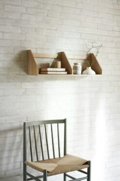 B5 Shelf Lacquered Oak, 80x21 Cm -Meubel Serie Winkel fdb mbler b5 shelf lacquered oak 5