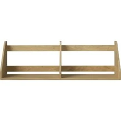 B5 Shelf Lacquered Oak, 80x21 Cm