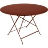 Bistro Table Ø117, Red Ochre