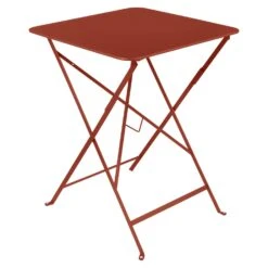 Bistro Table 57x57 Cm, Red Ochre