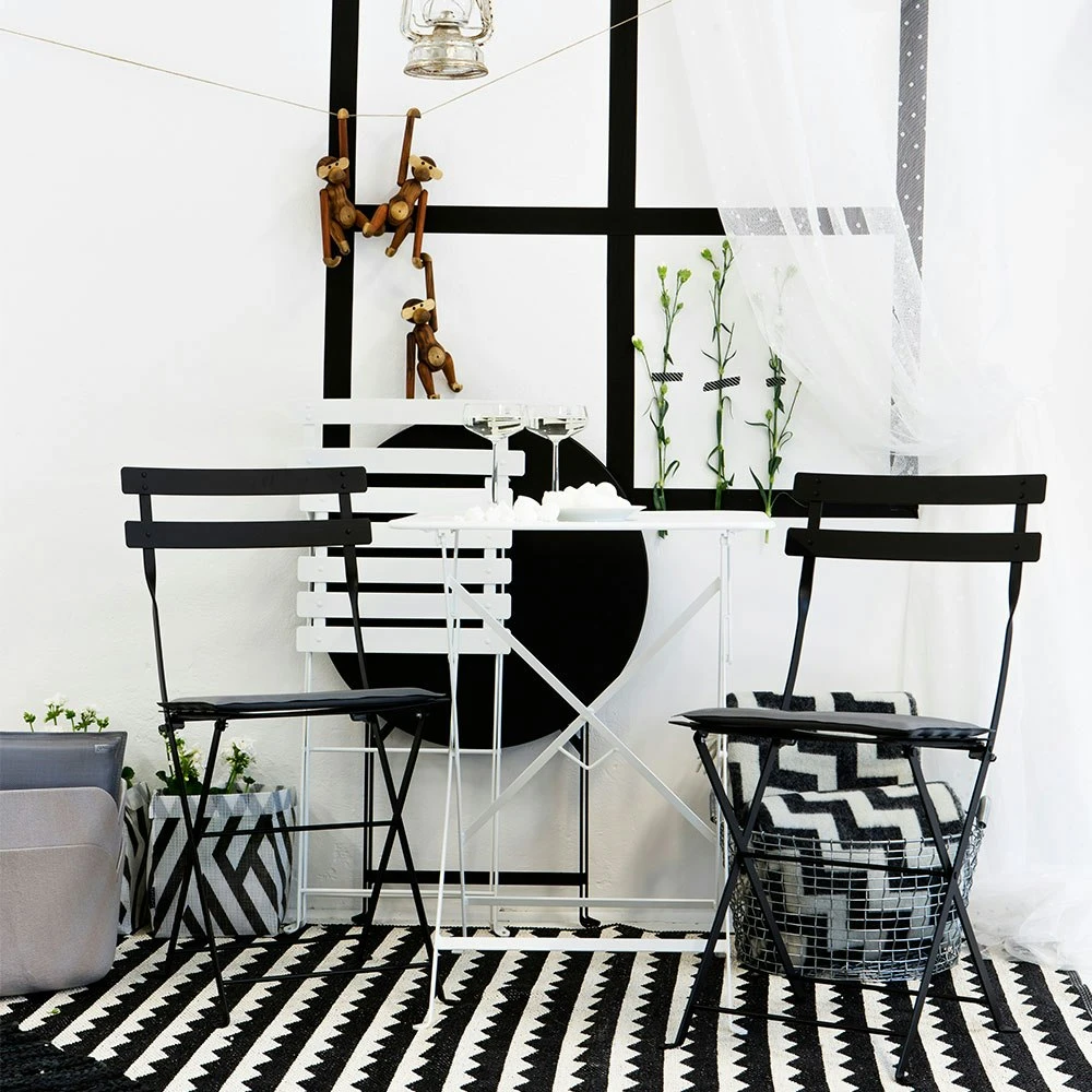 Bistro Table 57x57 Cm, Red Ochre 2 Bistro Table 57x57 Cm, Red Ochre - Afbeelding 2