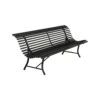 Louisiane Bench 200, Liquorice