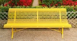 Louisiane Bench 200, Anthracite -Meubel Serie Winkel fermob louisiane sofa 200 cm 34 1