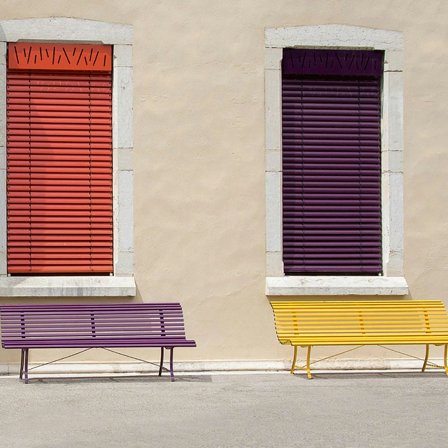 Louisiane Bench 200, Liquorice 2 Louisiane Bench 200, Liquorice - Afbeelding 2