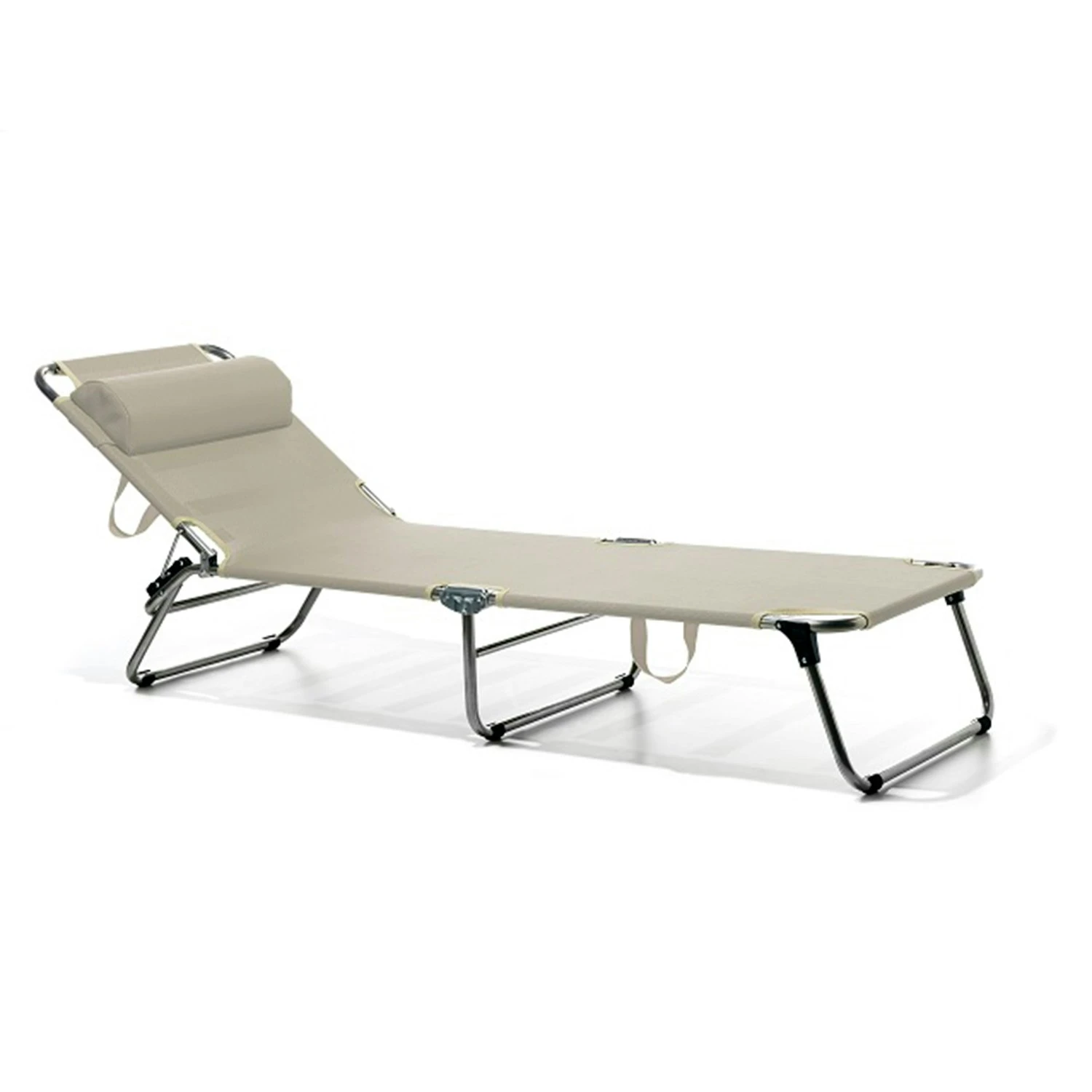 FIAM Amigo Sunbed, Taupe 2 FIAM Amigo Sunbed, Taupe - Afbeelding 2
