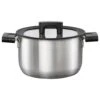 Fiskars Hard Face Steel Casserole, 3,5 L/20 Cm