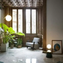 Flos IC Lights Suspensie 2, Geborsteld Messing -Meubel Serie Winkel flos ic lights s2 pendant 2