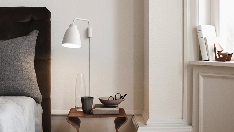 Fritz Hansen Caravaggio Lees Wandlamp Ø14 Cm, Zwart 3 Fritz Hansen Caravaggio Lees Wandlamp Ø14 Cm, Zwart - Afbeelding 3
