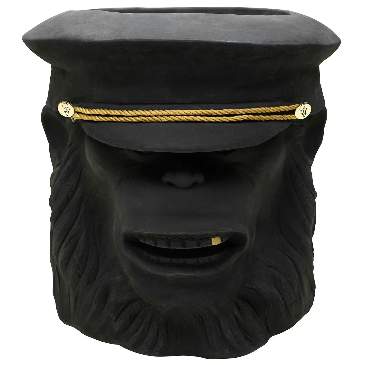 Monkey Face Pot Big, Black 1 Monkey Face Pot Big, Black