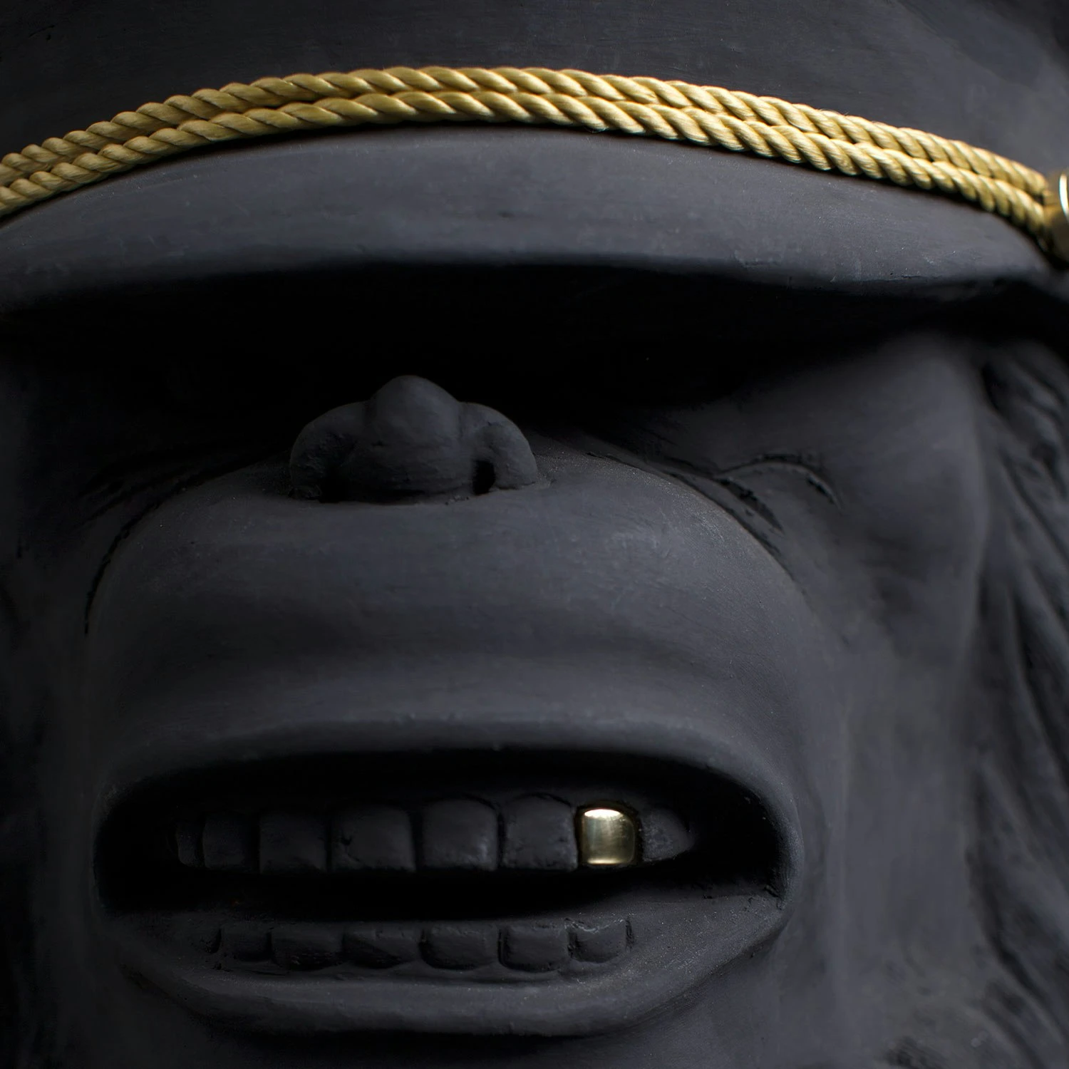 Monkey Face Pot Big, Black 3 Monkey Face Pot Big, Black - Afbeelding 3