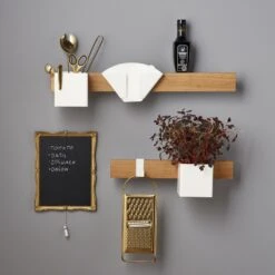 GEJST Flex Wandplank Magnetisch 40 Cm, Eiken / Wit 8 GEJST Flex Wandplank Magnetisch 40 Cm, Eiken / Wit -Meubel Serie Winkel gejst flex wandplank magnetisch 40 cm 22