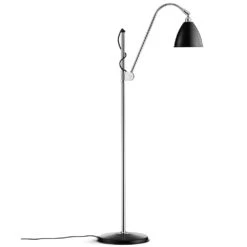 Gubi Bestlite BL3S Vloerlamp, Chroom/Zwart