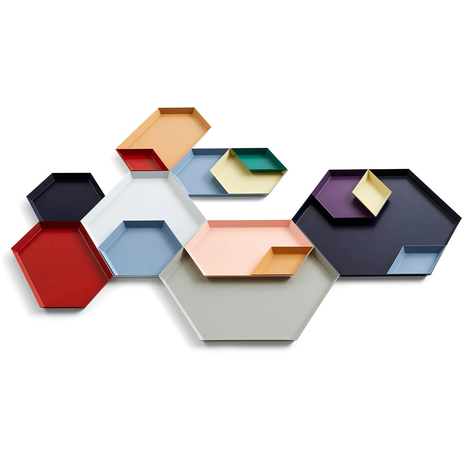 Hay Kaleido XL Dienblad, Grijs 2 Hay Kaleido XL Dienblad, Grijs - Afbeelding 2