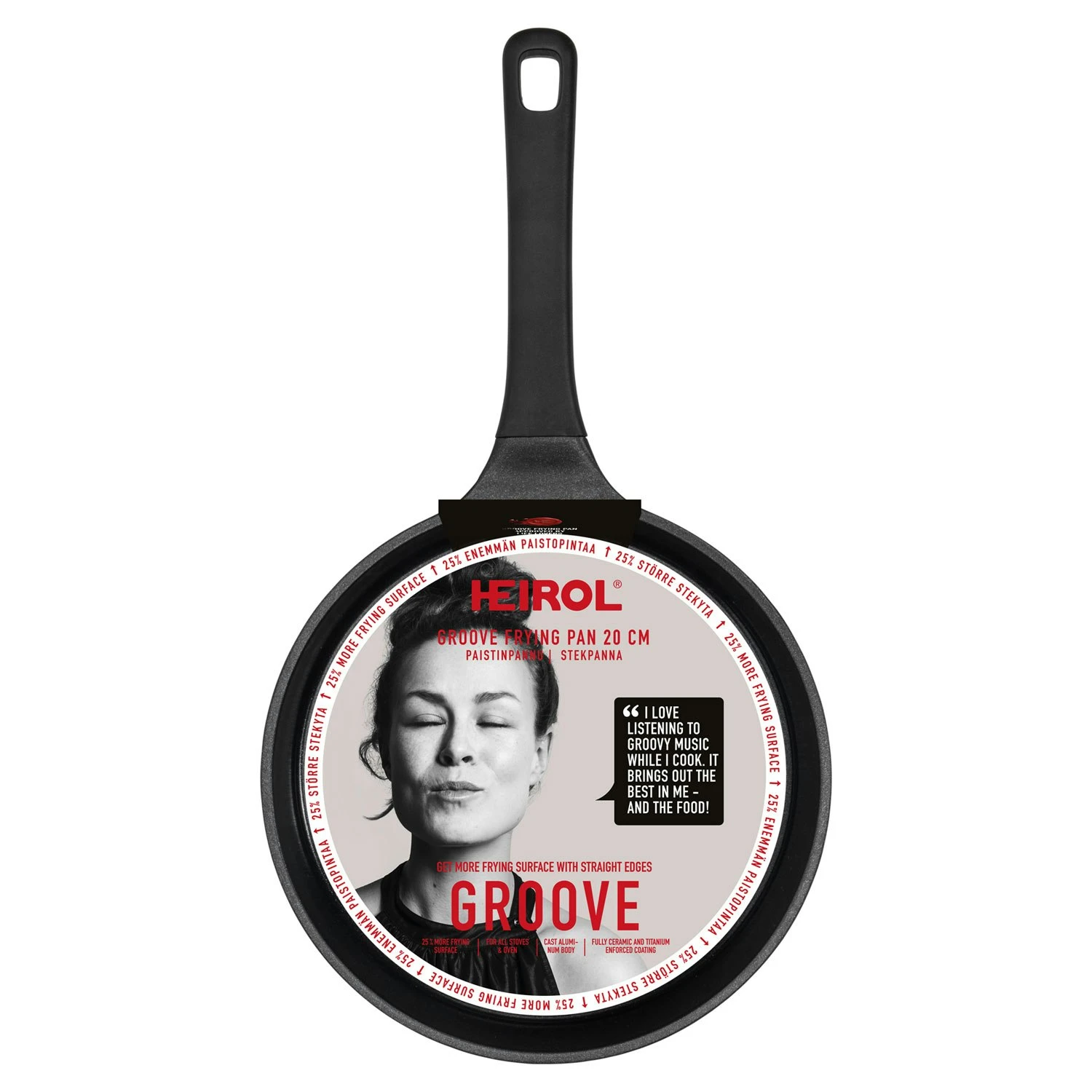 Heirol Groove Koekenpan 20 Cm 3 Heirol Groove Koekenpan 20 Cm - Afbeelding 3