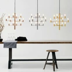 Herstal Manola 12 Kroonluchter Dimbaar LED, Grafiet -Meubel Serie Winkel herstal manola 12 chandelier dimmable led 13