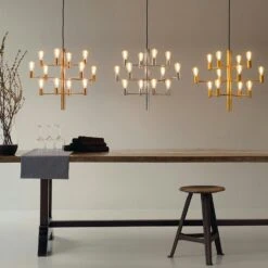 Herstal Manola 12 Kroonluchter Dimbaar LED, Grafiet -Meubel Serie Winkel herstal manola 12 chandelier dimmable led 15