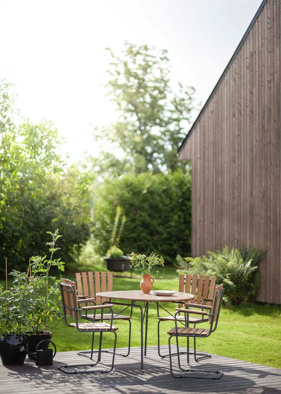 Sandhamn Stoelen Pak Van 4, Thermisch Behandeld As 4 Sandhamn Stoelen Pak Van 4, Thermisch Behandeld As - Afbeelding 4