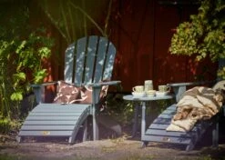 Tennessee Ligstoel Met Voetenbank, Staalgrijs -Meubel Serie Winkel hillerstorp tennessee ligstoel met voetenbank 9