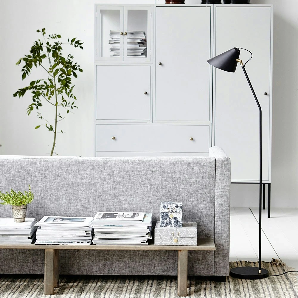 House Doctor Club Vloerlamp, Zwart 2 House Doctor Club Vloerlamp, Zwart - Afbeelding 2