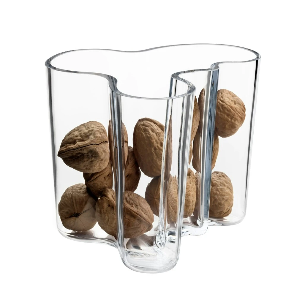 Iittala Alvar Aalto Vase 12 Cm, Clear 2 Iittala Alvar Aalto Vase 12 Cm, Clear - Afbeelding 2