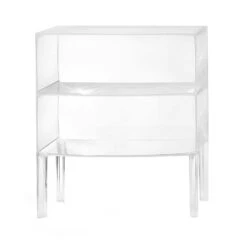 Kartell Ghost Buster Commode, Crystal