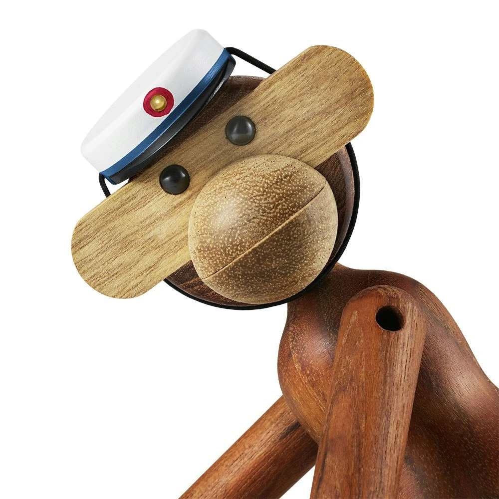 Kay Bojesen Student Cap For Medium Monkey, Blue/White 2 Kay Bojesen Student Cap For Medium Monkey, Blue/White - Afbeelding 2