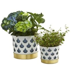 Klong Trio Flowerpot Medium Drop, White 9 Klong Trio Flowerpot Medium Drop, White -Meubel Serie Winkel klong trio flowerpot drop white 20