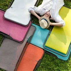 Lafuma Maxi Transat Colorblock Batyline® Iso Ligstoel, Ciel -Meubel Serie Winkel lafuma maxi transat lounger 8