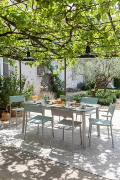 Lafuma Oron Tafel Laminaat, S 100x150 Cm, Ciment / Sable -Meubel Serie Winkel lafuma oron 150x100 cm table ciment sable 27