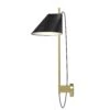 Louis Poulsen Yuh Wall Light, Brass/Black