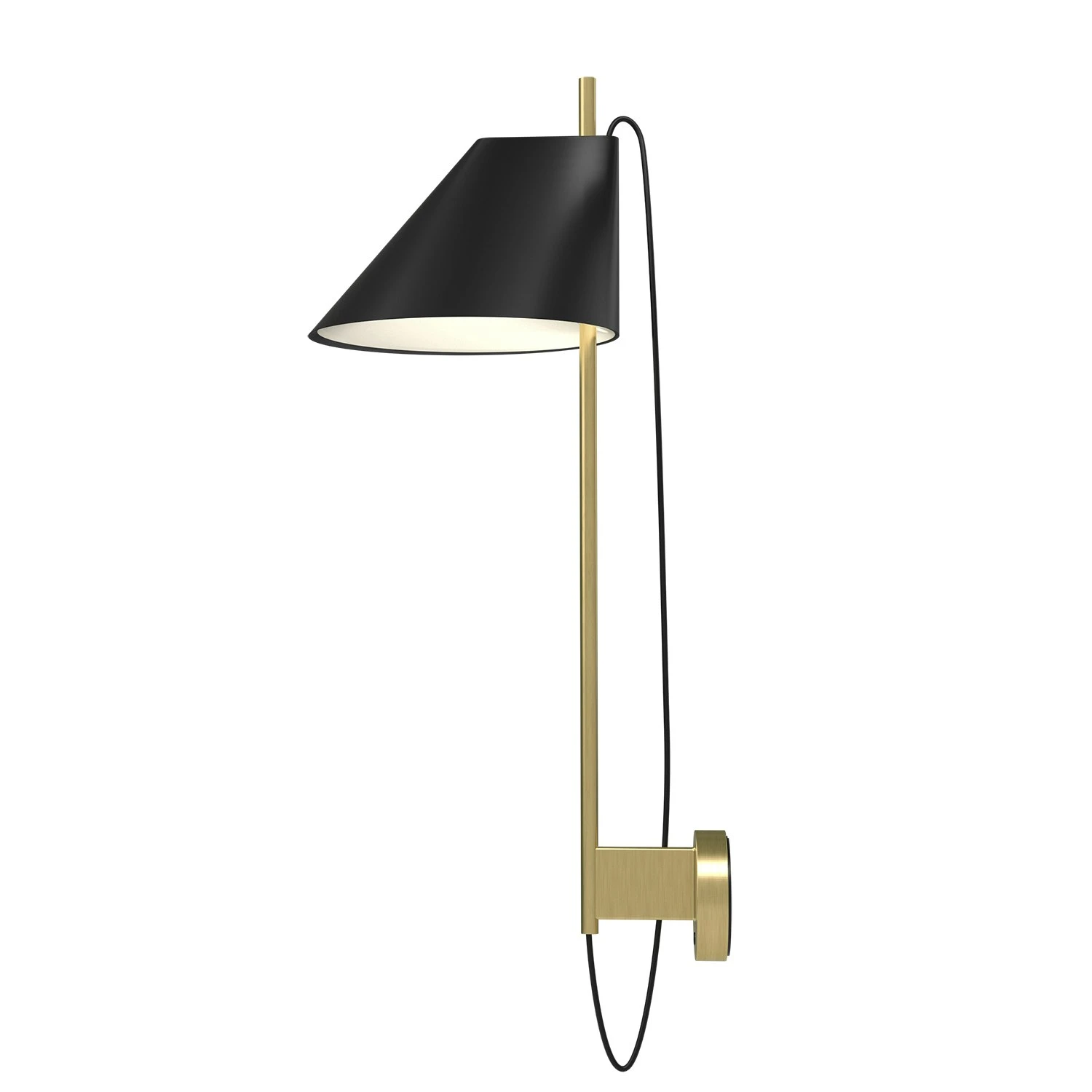 Louis Poulsen Yuh Wall Light, Brass/Black 1 Louis Poulsen Yuh Wall Light, Brass/Black