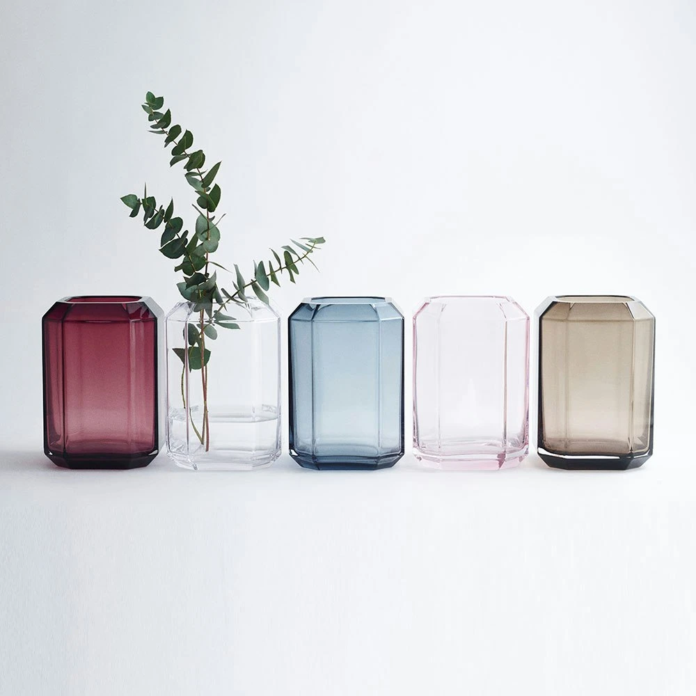 Jewel Vase 14x20 Cm, Blue 2 Jewel Vase 14x20 Cm, Blue - Afbeelding 2