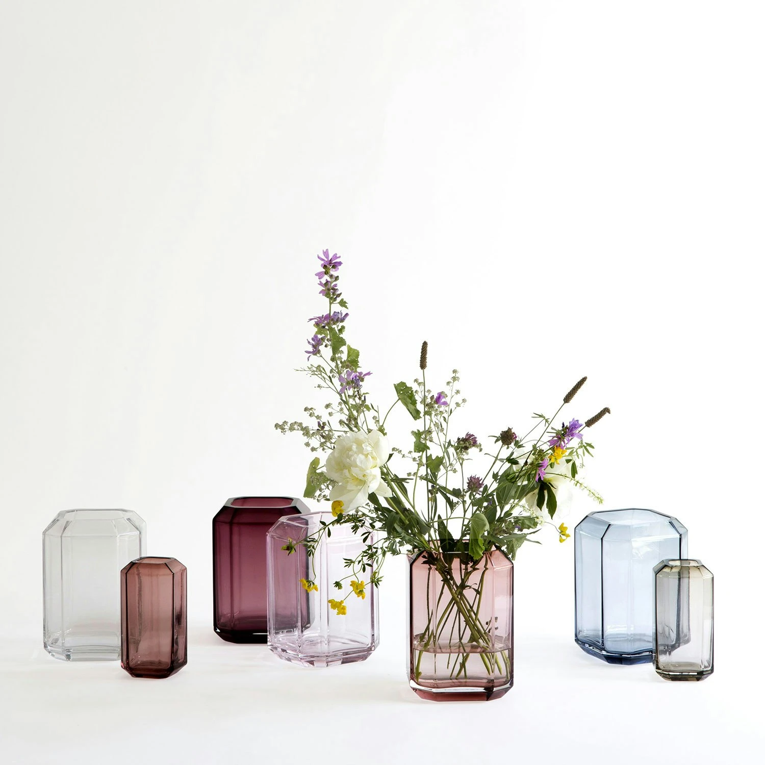 Jewel Vase 14x20 Cm, Blue 3 Jewel Vase 14x20 Cm, Blue - Afbeelding 3