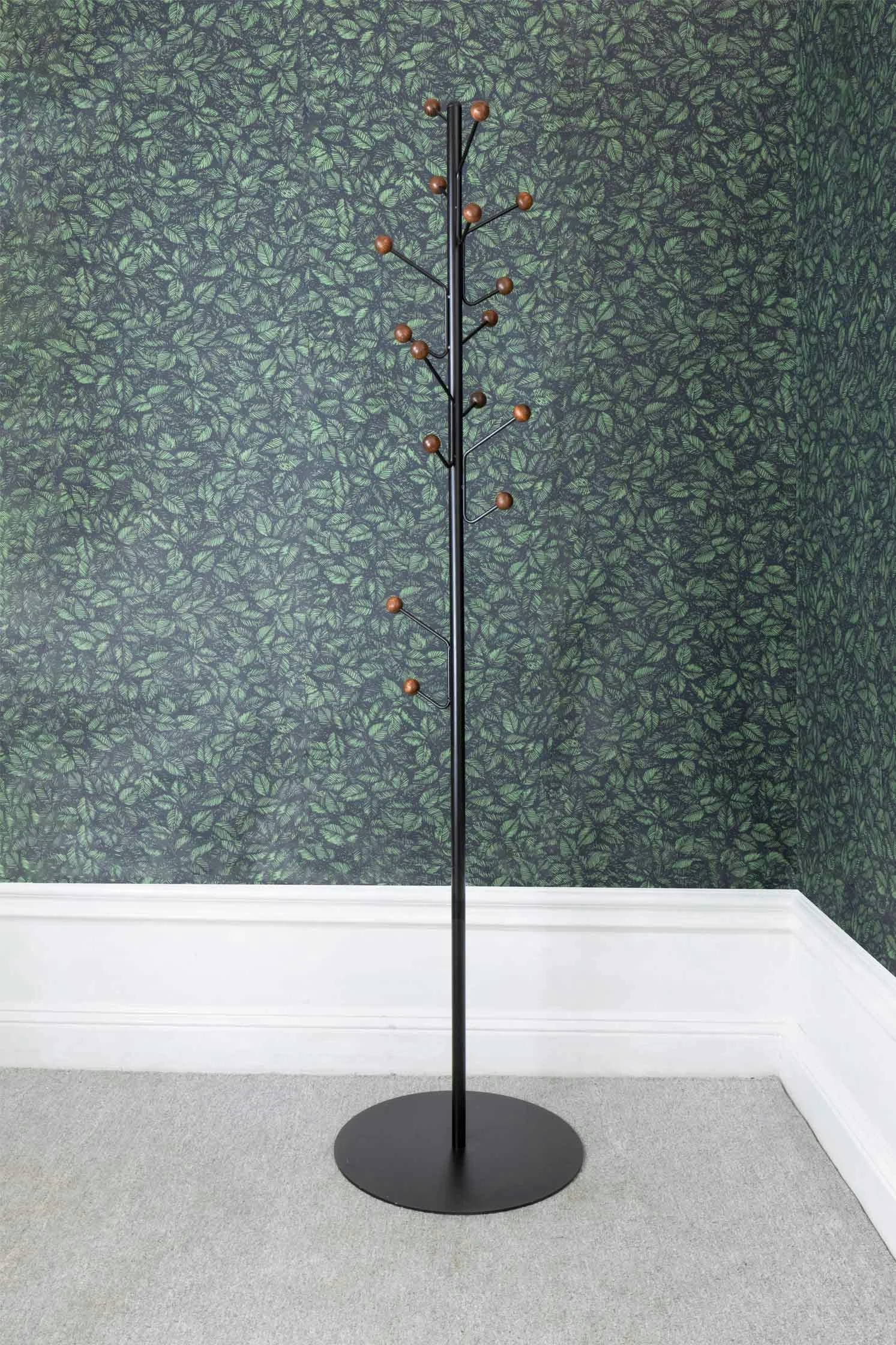 Maze Bill Floor Hanger Hook, Black/Brown 4 Maze Bill Floor Hanger Hook, Black/Brown - Afbeelding 4