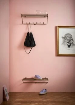 Maze Schoenenrek, Messing -Meubel Serie Winkel maze shoe shelf 30