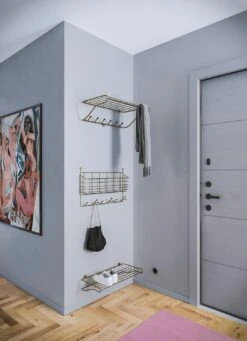 Maze Schoenenrek, Messing -Meubel Serie Winkel maze shoe shelf 32