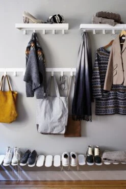 Maze Step Schoenenrek, Wit -Meubel Serie Winkel maze step shoe shelf 22