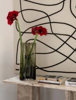 Menu Aer Vaas Smoke, 22x10,5x49 Cm -Meubel Serie Winkel menu aer vase cm smoke 21