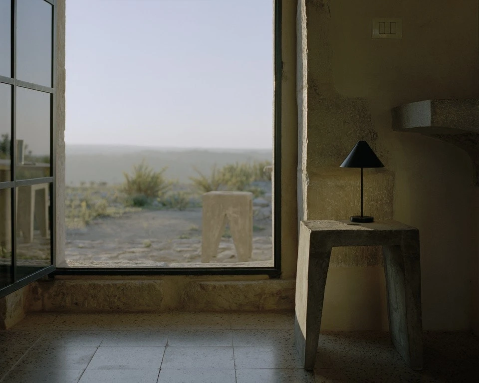 New Works Brolly Tafellamp Draagbaar, Steel Black 5 New Works Brolly Tafellamp Draagbaar, Steel Black - Afbeelding 5