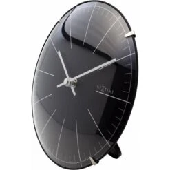 NeXtime Big Stripe Mini Dome Wall Clock, Black -Meubel Serie Winkel nextime big stripe mini dome wall clock 11