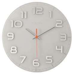 NeXtime Classy Round Wall Clock Ø30cm, White