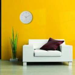 NeXtime Classy Round Wall Clock Ø30cm, White -Meubel Serie Winkel nextime classy round wall clock 30cm white 6