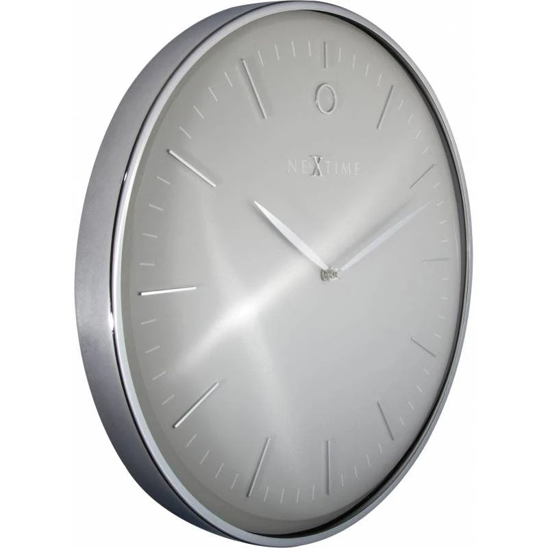 NeXtime Glamour Wall Clock, Grey 2 NeXtime Glamour Wall Clock, Grey - Afbeelding 2