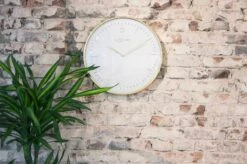 NeXtime Glamour Wall Clock, White/Gold -Meubel Serie Winkel nextime glamour wall clock 35