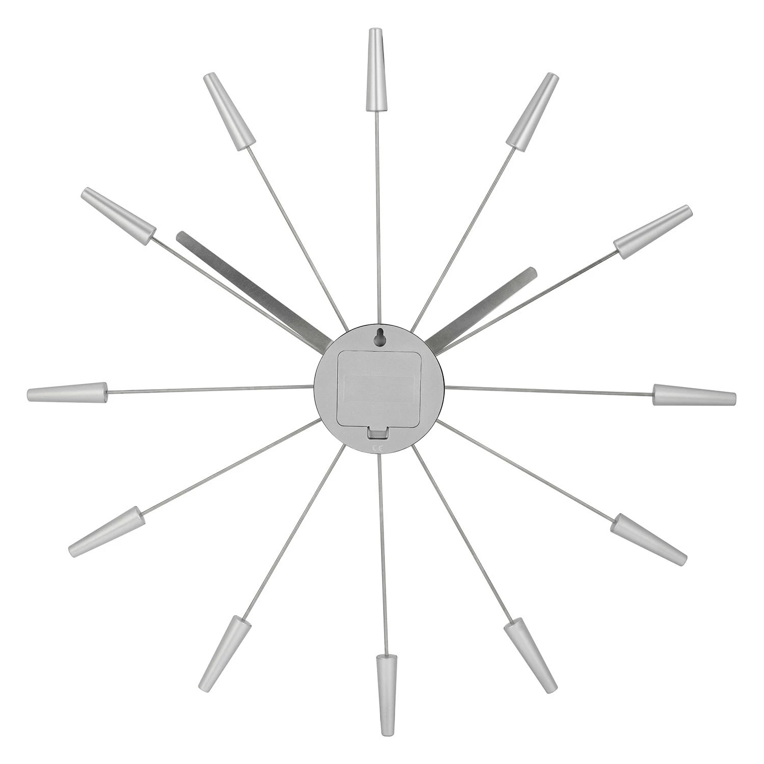 NeXtime Plug Inn Wandklok, Zwart 4 NeXtime Plug Inn Wandklok, Zwart - Afbeelding 4