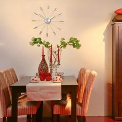 NeXtime Plug Inn Wandklok, Zilver -Meubel Serie Winkel nextime plug inn wall clock 14 1