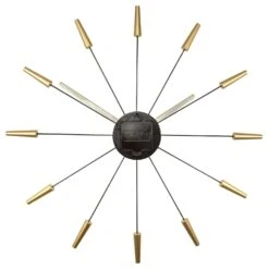 NeXtime Plug Inn Wall Clock, Gold -Meubel Serie Winkel nextime plug inn wall clock 18